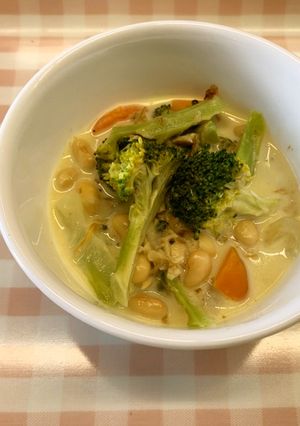 あさりと大豆のチャウダー-レシピのメイン写真