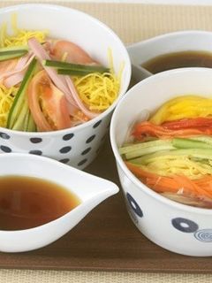 全粒粉そうめんで作る!冷やし中華-レシピのメイン写真