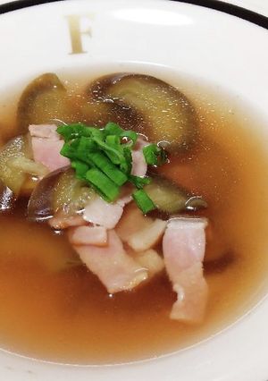 ナスのスープ♪ちょっとケチャップ入れて-レシピのメイン写真
