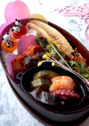 皐月10　あり合わせ弁当-レシピのメイン写真