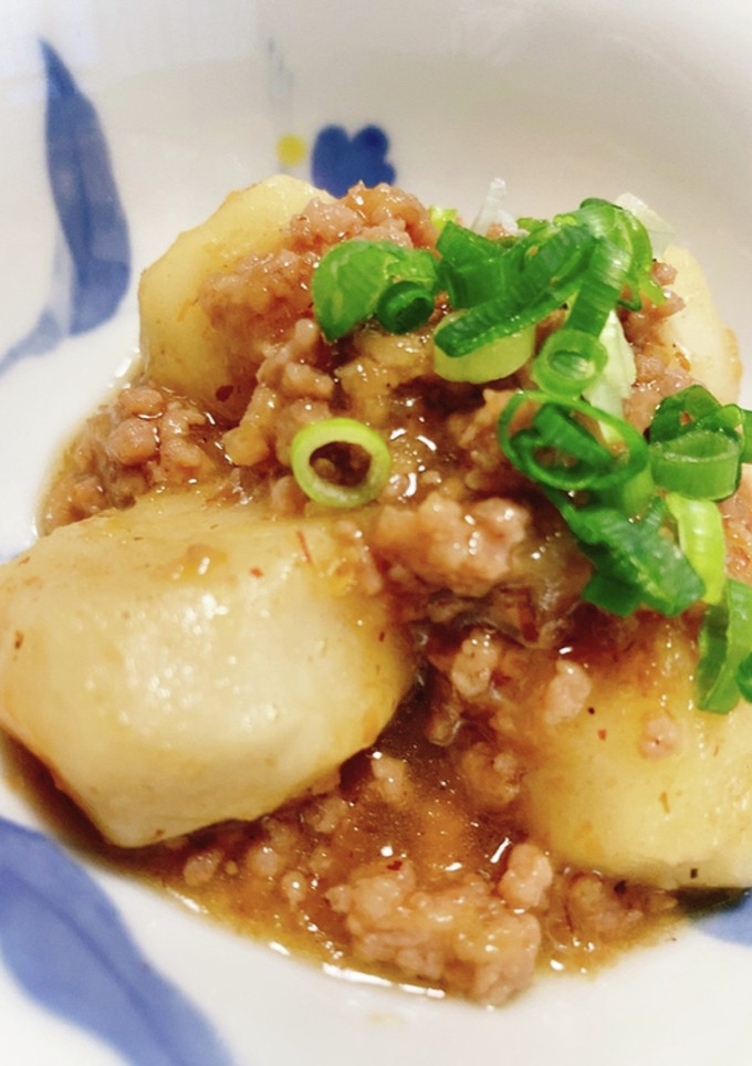 簡単！美味しい！里芋のそぼろ煮-レシピのメイン写真