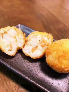 新玉ねぎとエビとはんぺんのふわふわフライ-レシピのメイン写真