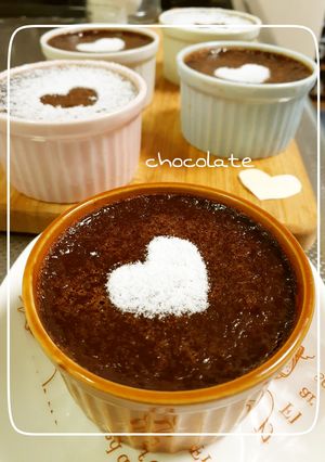 クリーミーな♡チョコレートプリン-レシピのメイン写真