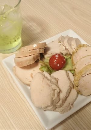 【簡単】四種の自家製サラダチキン-レシピのメイン写真