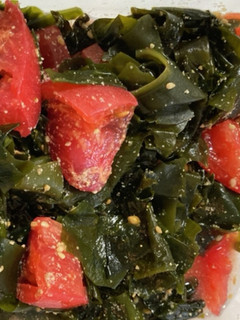 作り置き☆簡単!ワカメとトマトの酢の物-レシピのメイン写真