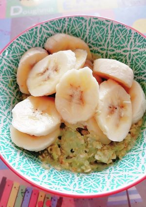 食べる青汁☆オートミール-レシピのメイン写真