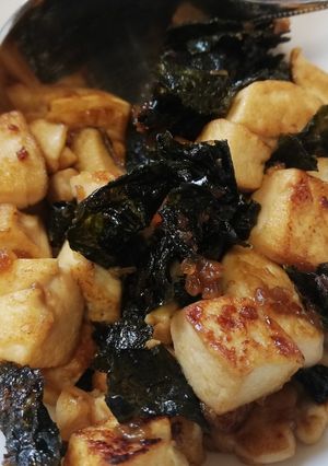 豆腐と海苔の醤油麹炒め-レシピのメイン写真