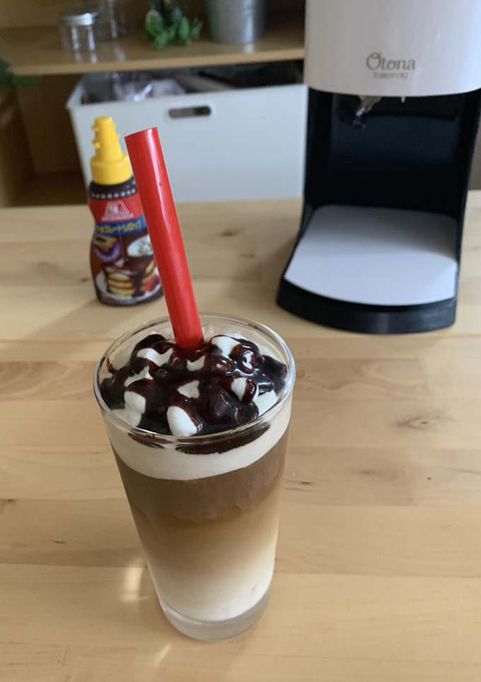 かき氷機で簡単コーヒーフラペチーノ風-レシピのメイン写真
