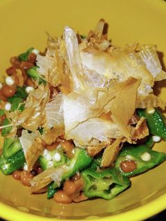簡単おつまみ☆おくら納豆-レシピのメイン写真