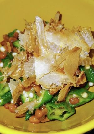 簡単おつまみ☆おくら納豆-レシピのメイン写真