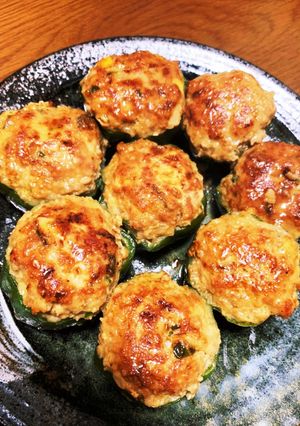 ピーマンのたけのこ肉詰め-レシピのメイン写真