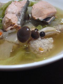 鮭と白菜の冬鍋仕立て-レシピのメイン写真