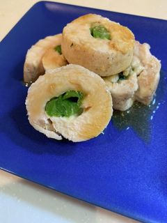 胸肉の小松菜チーズ巻き-レシピのメイン写真