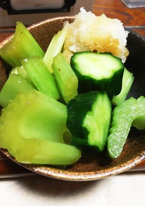 セロリときゅうりのドレッシング和え-レシピのメイン写真