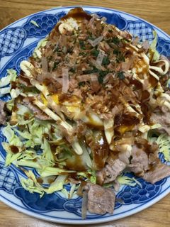 糖質オフレシピ!厚揚げでお好み焼き風-レシピのメイン写真
