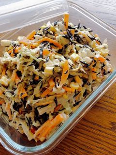 【簡単給食メニュー】海と畑のサラダ-レシピのメイン写真