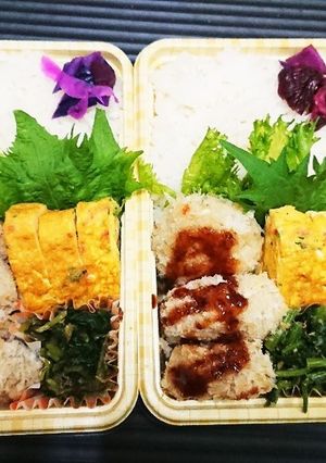 【夫婦弁当43】揚げないエビカツ-レシピのメイン写真