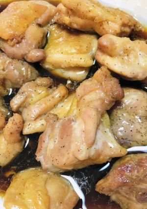 今夜のメインは鳥もも肉の照り焼きチキン-レシピのメイン写真