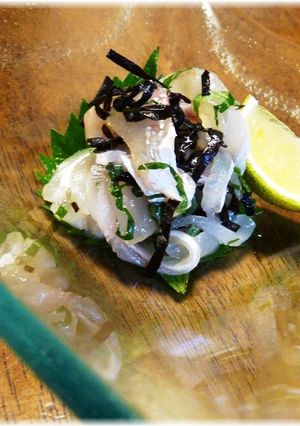 鯛の塩昆布和え-レシピのメイン写真