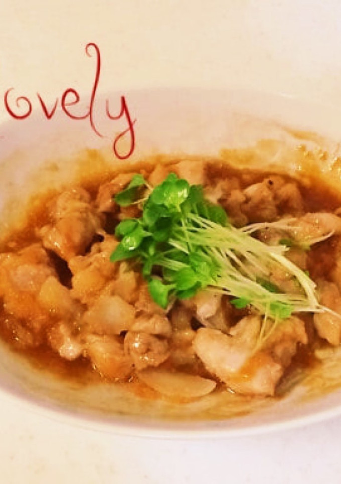 おろし玉ねぎのとろみ鶏ぽん-レシピのメイン写真