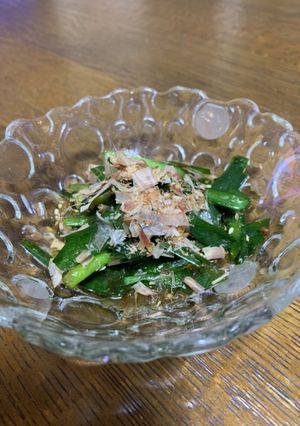 切って冷凍するだけニラのお浸し-レシピのメイン写真