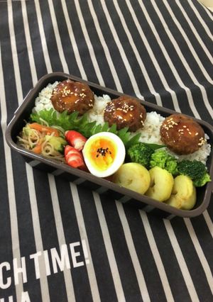 男子高校生弁当5/12牛カルビマヨ弁当-レシピのメイン写真
