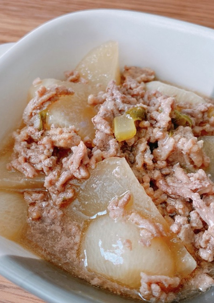 ほっこり大根とひき肉の煮物-レシピのメイン写真