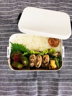 ピーマンの肉詰め弁当 〜高校生男子弁当〜-レシピのメイン写真