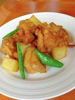 鶏肉の揚げ煮-レシピのメイン写真