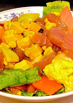 マグロとタコのポキサラダ-レシピのメイン写真