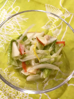 白菜とりんごのレモンサラダ-レシピのメイン写真
