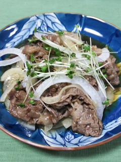 牛肉新玉葱添え-レシピのメイン写真