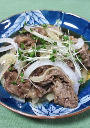 牛肉新玉葱添え-レシピのメイン写真