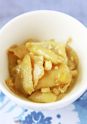 プリップリ食感と濃い味が◎鶏皮の甘辛煮-レシピのメイン写真