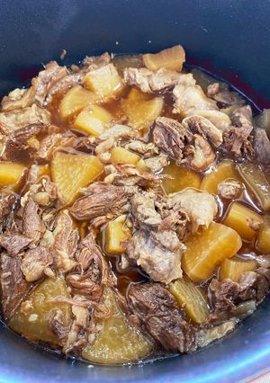 牛すじ大根醤油煮込み-レシピのメイン写真
