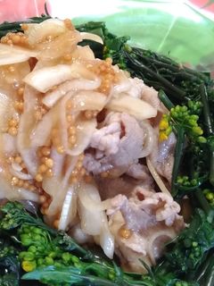 ゴールデンマスタードの新玉と豚肉のマリネ-レシピのメイン写真