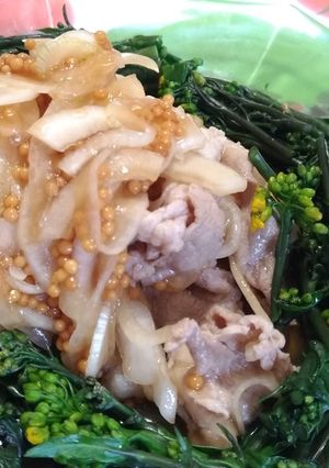 ゴールデンマスタードの新玉と豚肉のマリネ-レシピのメイン写真