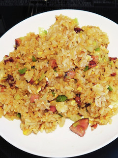 絹さやとレタスの焼飯-レシピのメイン写真