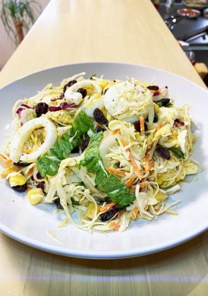 簡単手抜き『7種の野菜とレーズンサラダ』-レシピのメイン写真