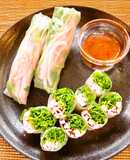 ☺簡単♪ハムと豆苗の節約生春巻き☺
