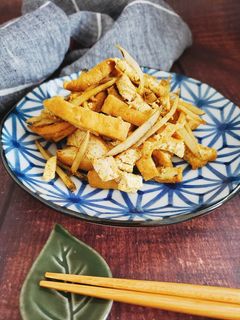 厚揚げとごぼうの和風カレーきんぴら-レシピのメイン写真