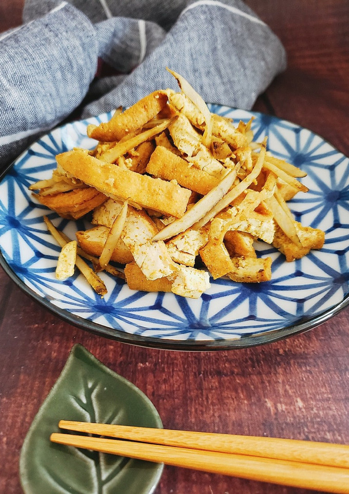 厚揚げとごぼうの和風カレーきんぴら-レシピのメイン写真