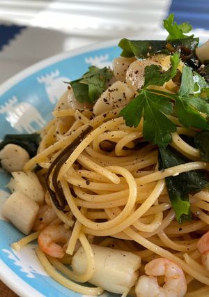 簡単！シーフード無限パスタ-レシピのメイン写真