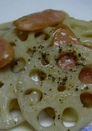れんこんの甘辛こしょう炒め-レシピのメイン写真