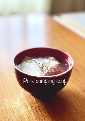 #手が汚れない 生姜香る豚団子のスープ-レシピのメイン写真
