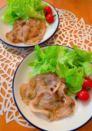 豚肉の大葉味噌焼き-レシピのメイン写真