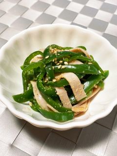 ピーマンとハムの和えもの-レシピのメイン写真