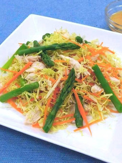 春野菜と蒸し鶏のサラダ-レシピのメイン写真