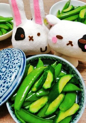 スナップえんどうの浅漬け-レシピのメイン写真