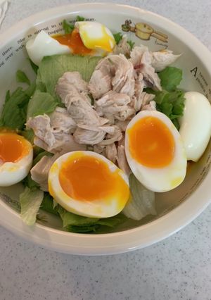 鶏胸肉のチキンサラダ！-レシピのメイン写真